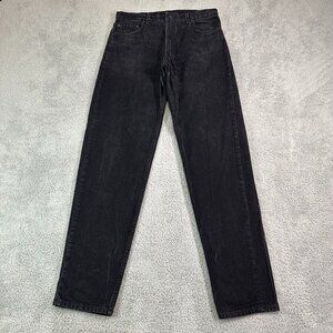 Vintage Levis 550 Jeans Mens 36x36 Black Relaxed Fit Leg Tapered 90s Denim Usa